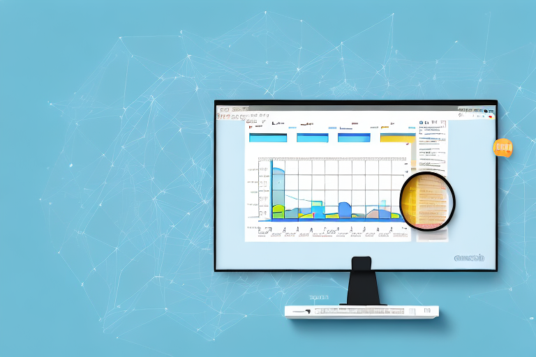 A computer screen displaying a software interface with various graphs and charts