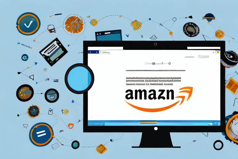 A computer screen showing both amazon and ebay websites