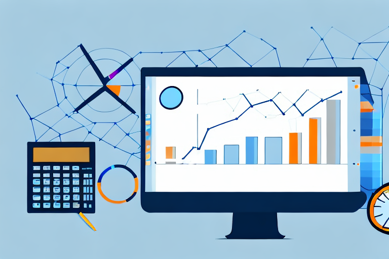 A computer screen displaying charts and graphs