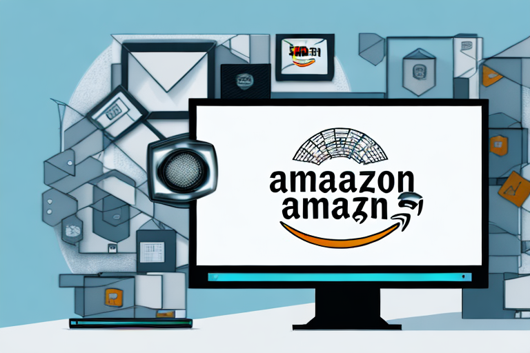 A computer monitor displaying an amazon webpage