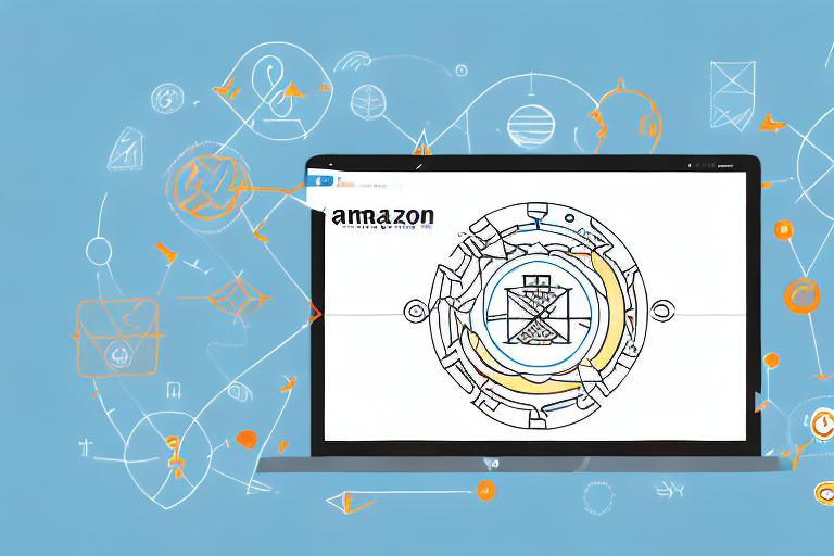 A computer screen showing a simplified interface of etsy and amazon fba