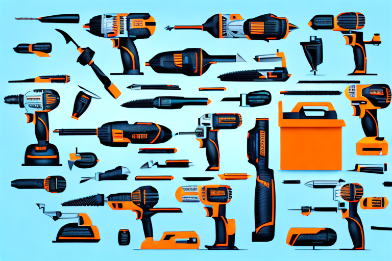 A variety of power tools