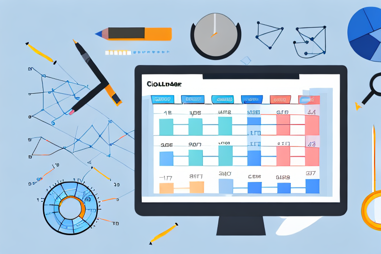 A computer screen showing charts and graphs