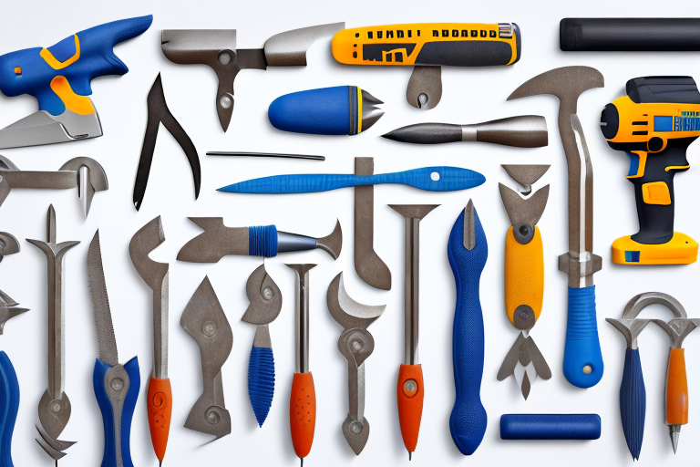 A variety of home improvement tools