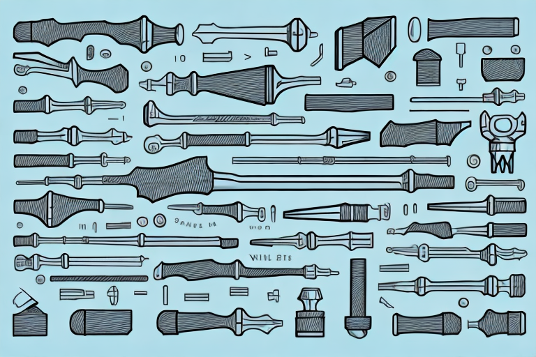 Various craftsman tools such as a hammer