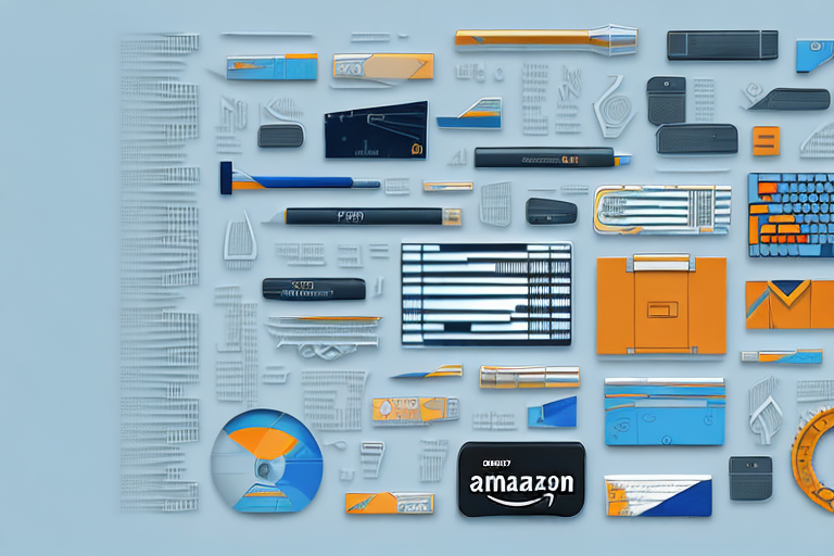 Various tools like a barcode scanner