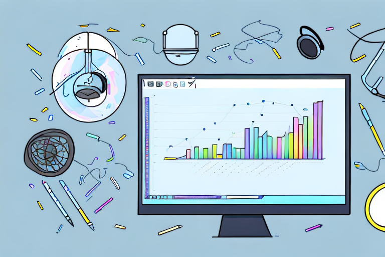 A computer screen displaying various graphs and charts