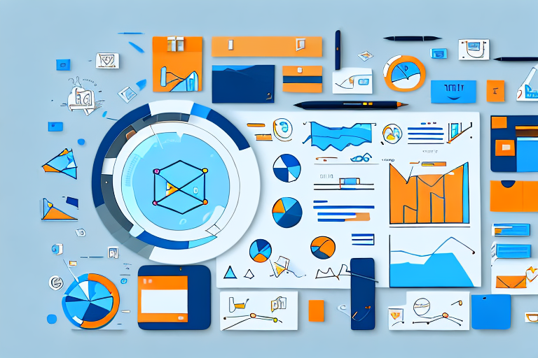 Various digital tools like a magnifying glass