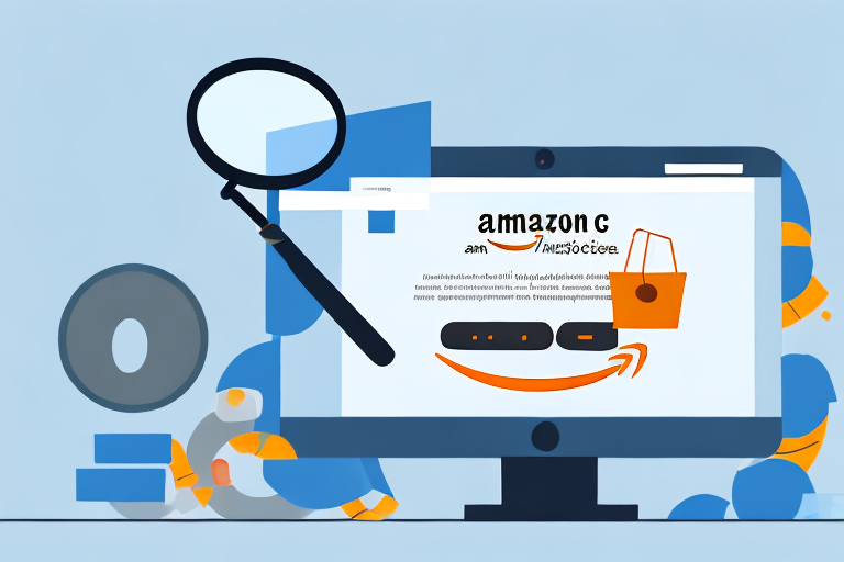 A computer screen showing an amazon fba product listing page with various product images