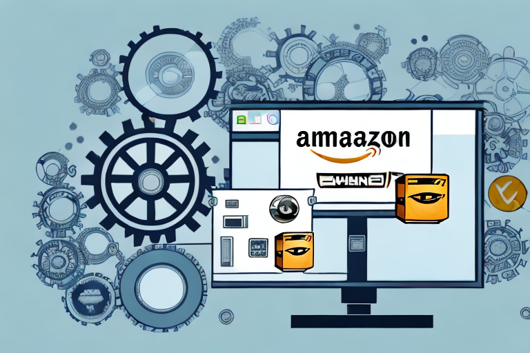 A computer screen displaying an amazon product listing with a focus on the image section