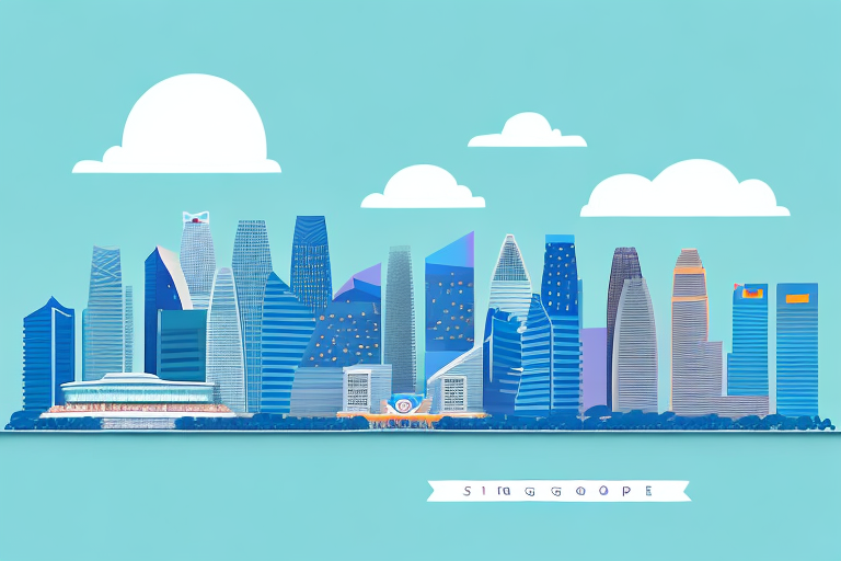 The iconic singapore skyline