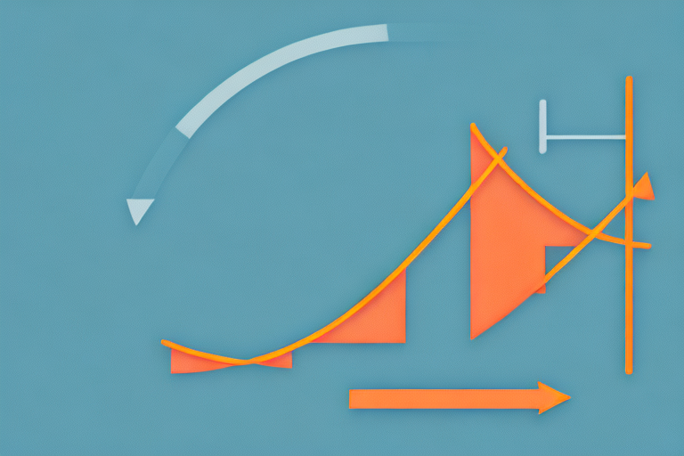 A rising bar graph symbolizing increased sales