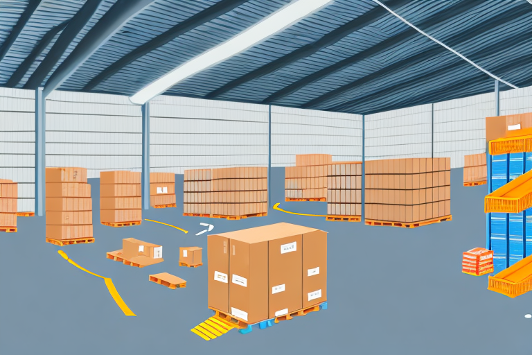 A warehouse filled with various products