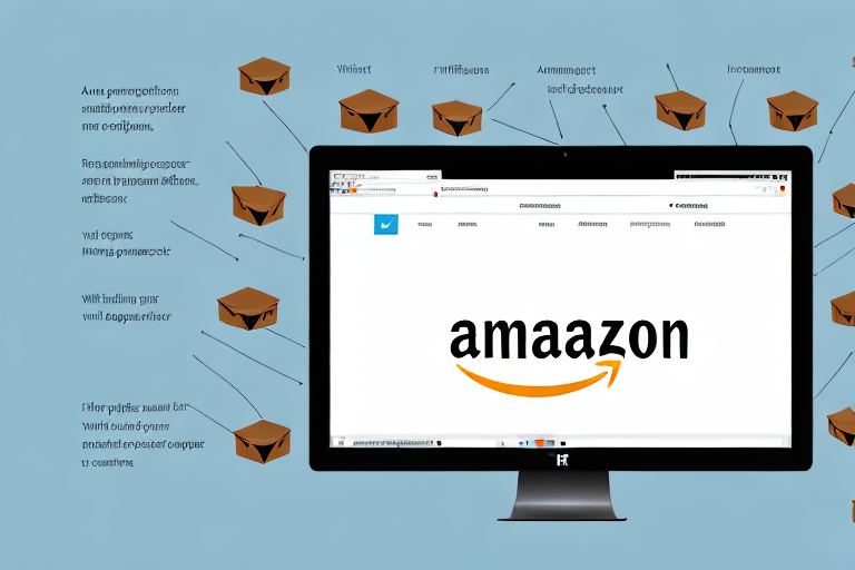 A computer screen displaying an amazon webpage