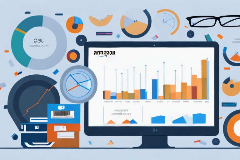 A computer screen displaying an amazon fba dashboard with various charts and graphs