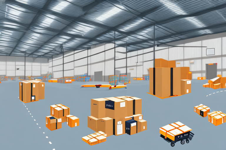 A warehouse filled with various products